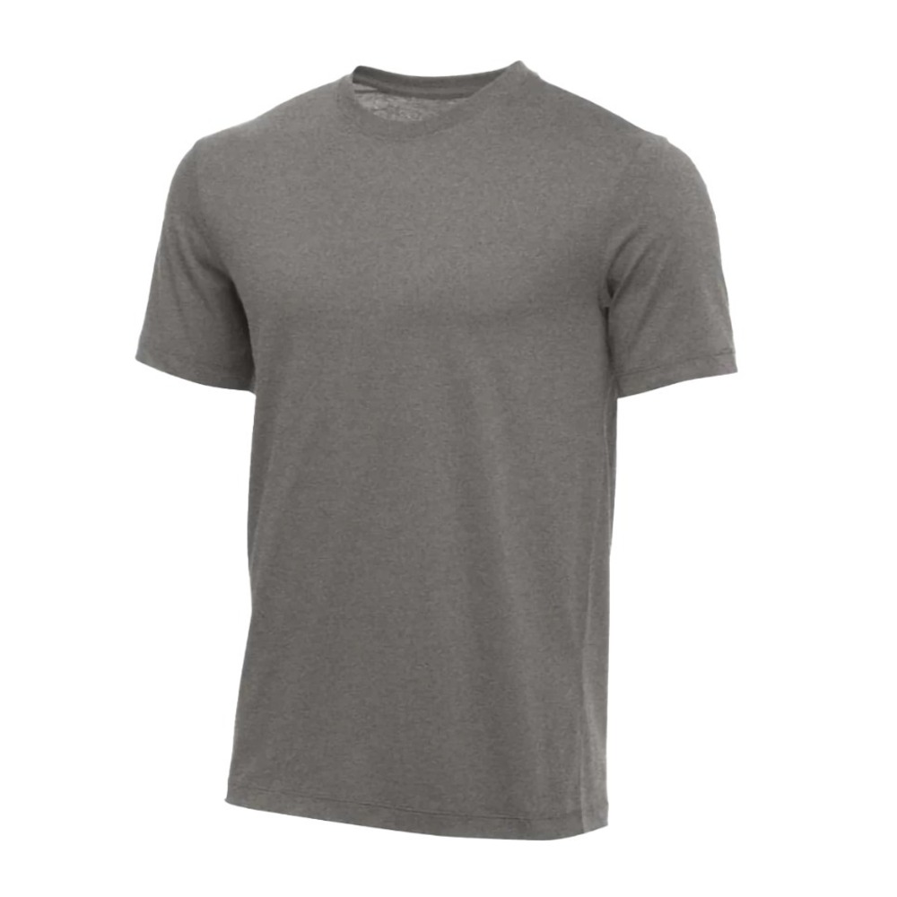 Nike Womens L Gray Workout‎ T-Shirt Athletic Cut Activewear Sportswear Training